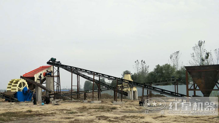 制砂生產線實拍圖，還有多種配置可以選擇